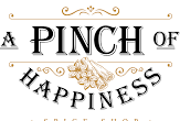 A Pinch of Happiness Spice Shop logo 