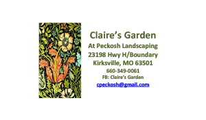 Claire’s Garden logo 