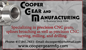 Cooper Gear and Manufacturing, Inc. logo 