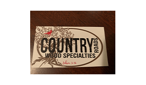 Country Roads Wood Specialties  logo 