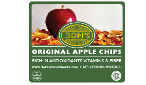 Don's Happy Apple Snacks logo 