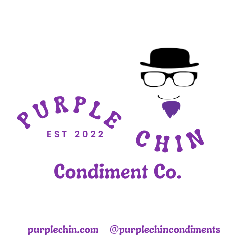 Purple Chin Condiment Co. logo 