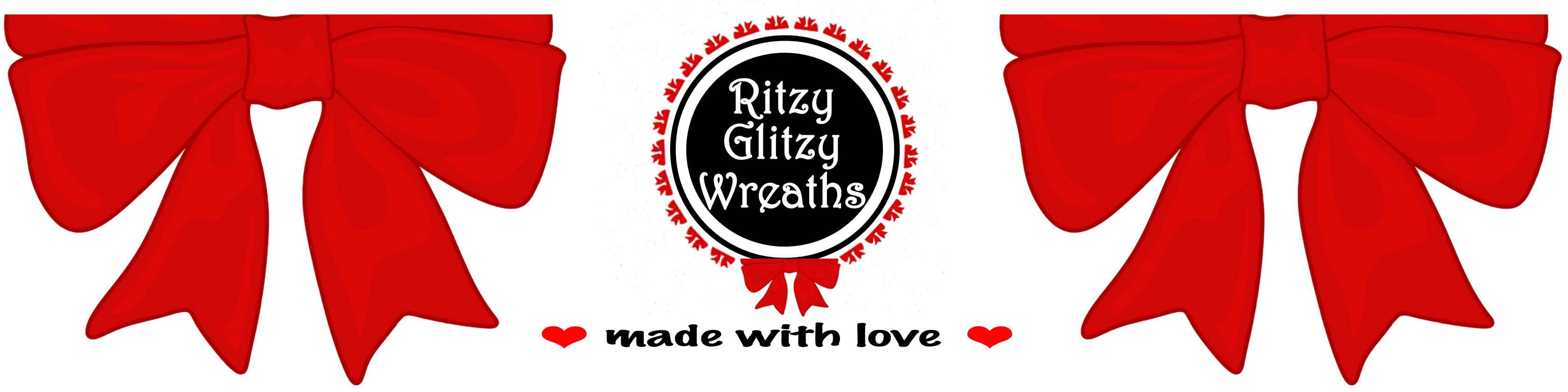 Ritzy Glitzy Wreaths logo 