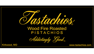 Tastachios Wood Fire Roasted Pistachios logo 