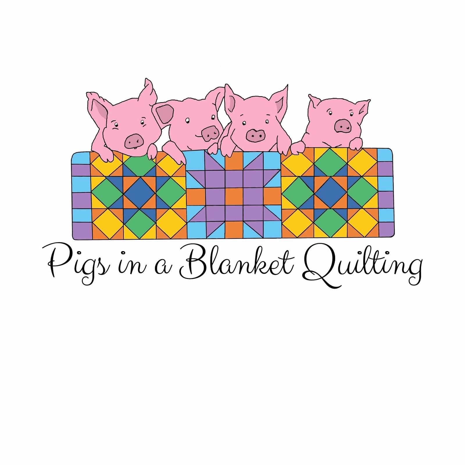 Pigs in a Blanket Quilting Logo