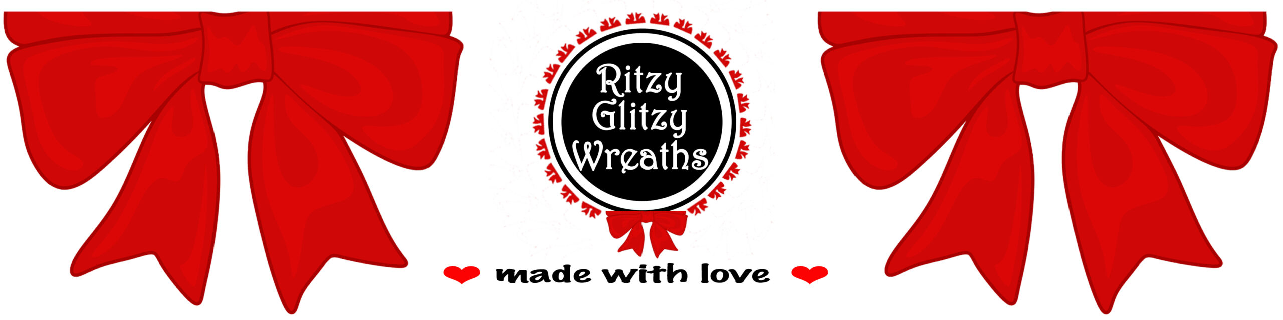 Ritzy Glitzy Wreaths Logo